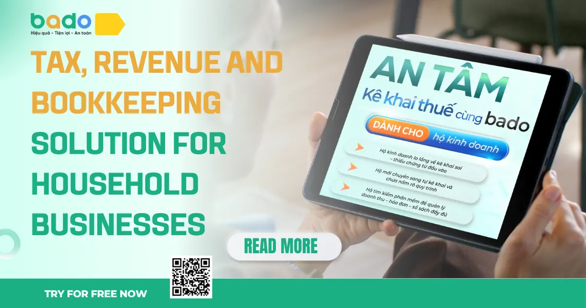 Tax, Revenue and Bookkeeping Solution for Household Businesses